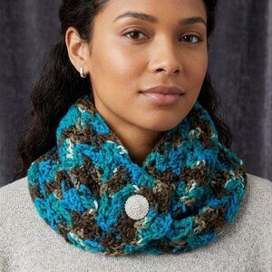 Handmade Crochet Cowl Neck Scarf